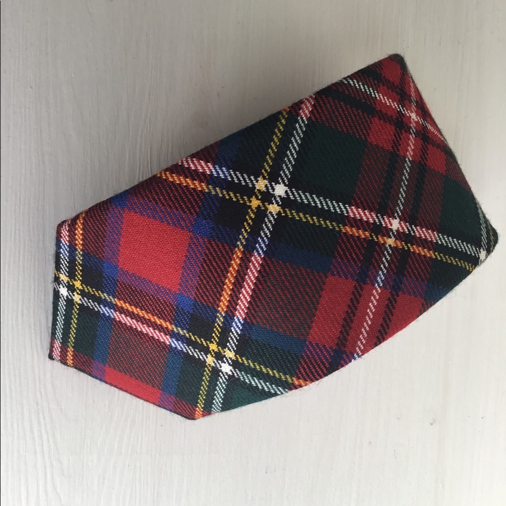 Brooks Bro Christmas Plaid Tie